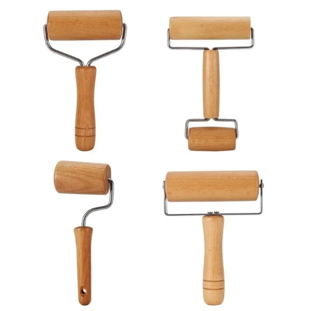 Kitchen Roller Baking - 1Pc Mattarello in legno Rullo per