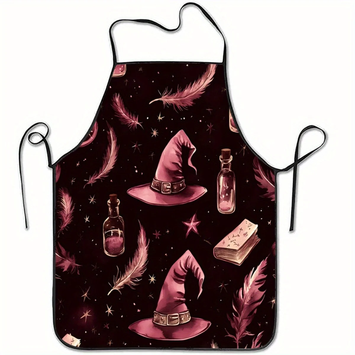 Kitchen Witch Baking - Grembiule senza maniche con cappello da