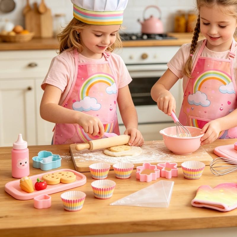 Set grembiuli da forno per bam - Kitchen Kids Baking Set recensione e prezzo